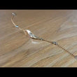 Load and play video in Gallery viewer, Simon G. Rose Gold Diamond Leaf Bracelet
