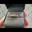 Load and play video in Gallery viewer, Artcarved Peyton Yellow Gold Curved Diamond Wedding Band
