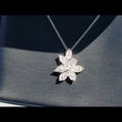 Load and play video in Gallery viewer, Simon G. Marquise &amp; Pear Shaped Cluster Diamond Pendant
