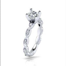 Load and play video in Gallery viewer, Gabriel &quot;Sadie&quot; Diamond Engagement Ring
