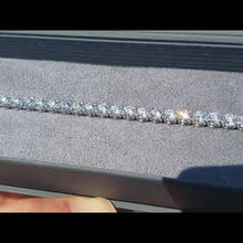 Load and play video in Gallery viewer, Ben Garelick 11.87 Carat Round Cut Lab-Grown Diamond Tennis Bracelet

