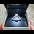 Load and play video in Gallery viewer, Simon G. Small Center Vintage Style Filigree Diamond Engagement Ring
