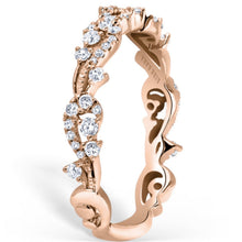 Load image into Gallery viewer, Kirk Kara &quot;Angelique&quot; Diamond Scrollwork Wedding Ring
