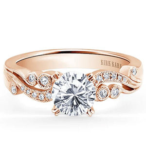 Kirk Kara "Angelique" Vintage Diamond Engagement Ring