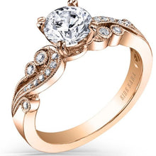 Load image into Gallery viewer, Kirk Kara &quot;Angelique&quot; Vintage Diamond Engagement Ring
