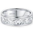 Load image into Gallery viewer, Kirk Kara &quot;Artin&quot; Scroll Work Hand Engraved Men&#39;s Wedding Band
