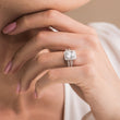 Load image into Gallery viewer, Kirk Kara &quot;Carmella&quot; Emerald Cut Halo Pave Diamond Engagement Ring
