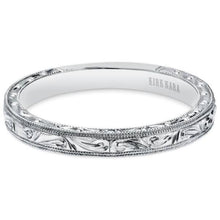 Load image into Gallery viewer, Kirk Kara &quot;Carmella&quot; Hand Engraved Wedding Band
