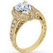 Load image into Gallery viewer, Kirk Kara &quot;Carmella&quot; Pear Shaped Halo Diamond Engagement Ring

