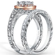 Load image into Gallery viewer, Kirk Kara &quot;Carmella&quot; Round Halo Split Shank Diamond Engagement Ring

