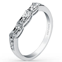 Load image into Gallery viewer, Kirk Kara &quot;Charlotte&quot; Contoured Diamond Wedding Band
