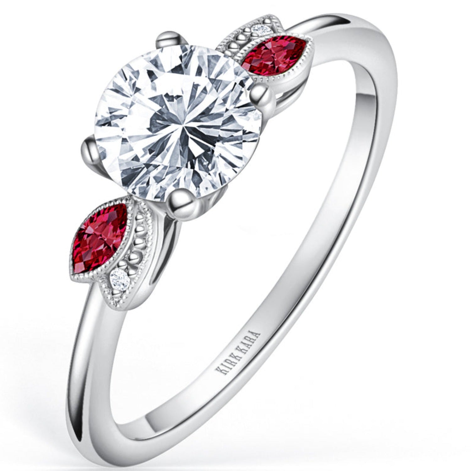 AoneJewelry Aonejewelry 1.35 Carat Round Shape Natural Red Diamond  Beautiful Antique Engagement Wedding Ring Well Crafted In 14K Solid Rose  White & Yellow Gold For Woman - Walmart.com