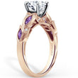 Load image into Gallery viewer, Kirk Kara Dahlia Marquise Cut Amethyst Diamond Engagement Ring
