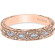 Load image into Gallery viewer, Kirk Kara Rose Gold &quot;Dahlia&quot; Marquise Cut Diamond Wedding Band Front View
