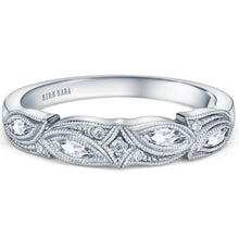 Load image into Gallery viewer, Kirk Kara &quot;Dahlia&quot; Marquise Cut Leaf Diamond Wedding Band
