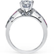 Load image into Gallery viewer, Kirk Kara &quot;Dahlia&quot; Marquise Cut Pink Sapphire Diamond Engagement Ring
