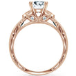 Load image into Gallery viewer, Kirk Kara Rose Gold &quot;Dahlia&quot; Marquise Side Stone Diamond Engagement Ring Side View
