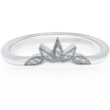 Load image into Gallery viewer, Kirk Kara &quot;Dahlia&quot; Nature-Inspired Diamond Wedding Band
