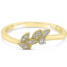 Load image into Gallery viewer, Kirk Kara &quot;Dahlia&quot; Nature Leaf Diamond Wedding Band
