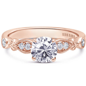 Kirk Kara "Dahlia" Petite Diamond Engagement Ring