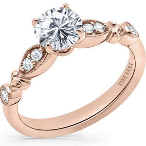 Kirk Kara "Dahlia" Petite Diamond Engagement Ring
