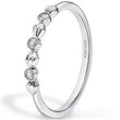 Load image into Gallery viewer, Kirk Kara White Gold &quot;Dahlia&quot; Petite Textured Leaf Diamond Wedding Band Angled Side View
