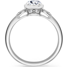 Load image into Gallery viewer, Kirk Kara &quot;Dahlia&quot; Rose Cut Leaf Diamond Engagement Ring
