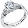 Load image into Gallery viewer, Kirk Kara Lori Oval Cut Halo Diamond Engagement Ring
