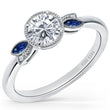 Load image into Gallery viewer, Kirk Kara Nature-Inspired Blue Sapphire Engagement Ring
