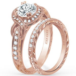 Kirk Kara "Pirouetta" Halo Diamond Engagement Ring