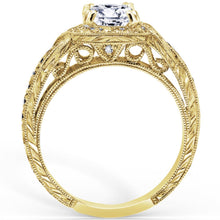 Load image into Gallery viewer, Kirk Kara &quot;Pirouetta&quot; Halo Diamond Engagement Ring
