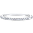 Load image into Gallery viewer, Kirk Kara White Gold &quot;Pirouetta&quot; Simple Prong Set Diamond Wedding Band Front View
