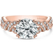 Load image into Gallery viewer, Kirk Kara &quot;Pirouetta&quot; Split Shank Twist Diamond Engagement Ring
