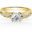 Load image into Gallery viewer, Kirk Kara &quot;Pirouetta&quot; Thin Twist Diamond Engagement Ring

