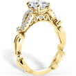 Load image into Gallery viewer, Kirk Kara &quot;Rayana&quot; Cathedral Diamond Engagement Ring with Oval Center
