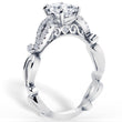 Load image into Gallery viewer, Kirk Kara &quot;Rayana&quot; Cathedral Diamond Engagement Ring with Oval Center

