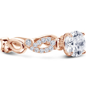 Kirk Kara "Rayana" Paisley Swirl Diamond Engagement Ring