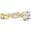 Load image into Gallery viewer, Kirk Kara &quot;Rayana&quot; Paisley Swirl Diamond Engagement Ring
