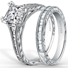 Load image into Gallery viewer, Kirk Kara &quot;Stella&quot; Baguette Cut Diamond Wedding Band
