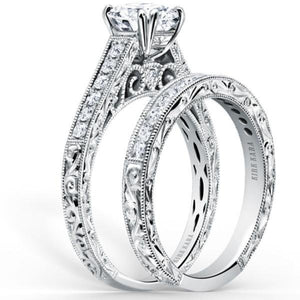 Kirk Kara "Stella" Filgree Diamond Engagement Ring