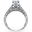 Load image into Gallery viewer, Kirk Kara &quot;Stella&quot; Filgree Diamond Engagement Ring
