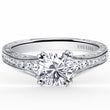 Load image into Gallery viewer, Kirk Kara White Gold &quot;Stella&quot; Graduating Diamond Engagement Ring
