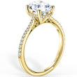 Load image into Gallery viewer, Kirk Kara &quot;Stella&quot; Hidden Halo Classic Solitaire Diamond Engagement Ring
