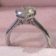 Load image into Gallery viewer, Kirk Kara Stella Oval Cut Diamond Solitaire Engagement Ring

