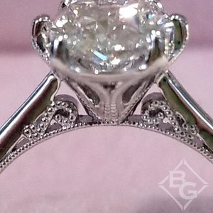 Kirk Kara Stella Oval Cut Diamond Solitaire Engagement Ring