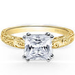 Load image into Gallery viewer, Kirk Kara &quot;Stella&quot; Princess Cut Diamond Solitaire Engagement Ring
