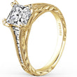 Load image into Gallery viewer, Kirk Kara &quot;Stella&quot; Tapered Channel Set Diamond Engagement Ring
