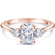 Load image into Gallery viewer, Kirk Kara &quot;Stella&quot; Three Stone Oval Diamond Engagement Ring
