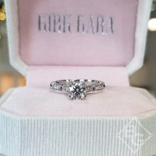 Load image into Gallery viewer, Kirk Kara Stella Vintage Style Diamond Engagement Ring
