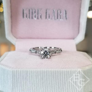 Kirk Kara Stella Vintage Style Diamond Engagement Ring